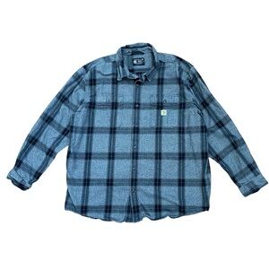 Carhartt Mens Loose Fit Heavyweight Long Sleeve Flannel Shirt